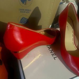 Nine West Red heels 7M